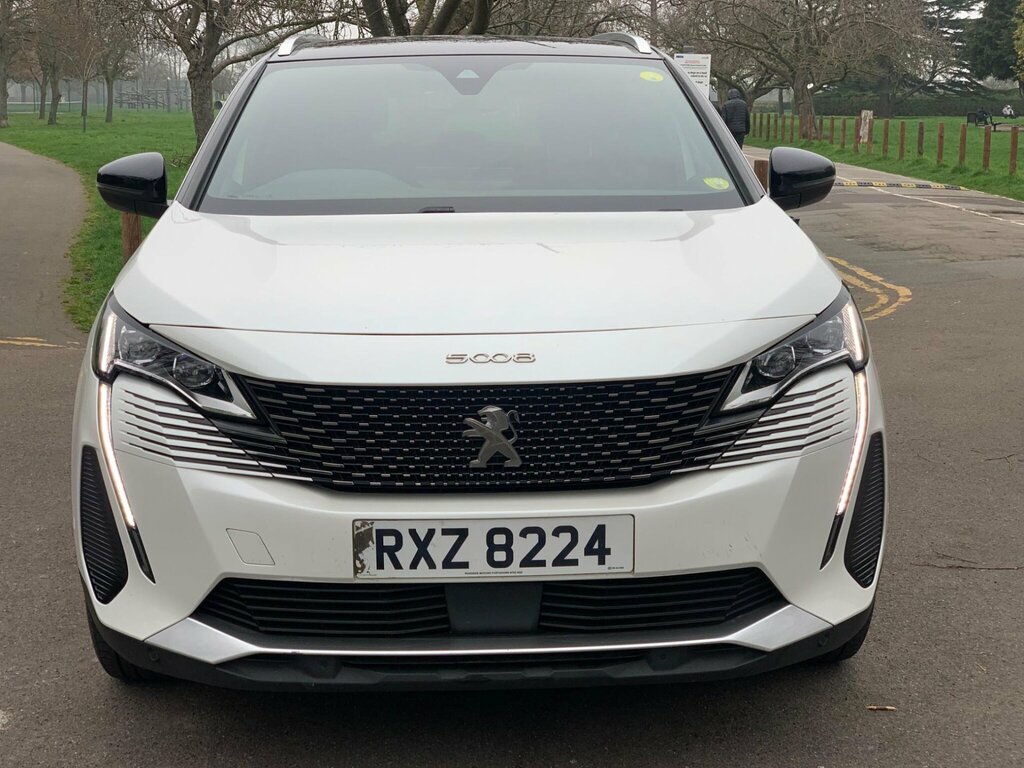 Peugeot 5008 1.5 Bluehdi Gt Eat Euro 6 Ss RXZ8224 White #2
