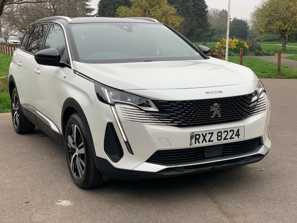 Peugeot 5008 1.5 Bluehdi Gt Eat Euro 6 Ss RXZ8224 White #5