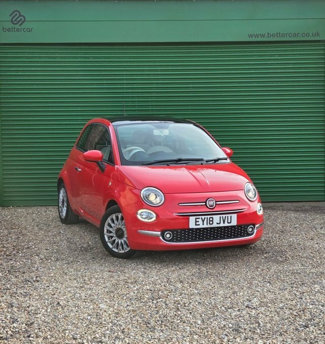 Fiat 500 Lounge Hatchback EY18JVU Pink #3