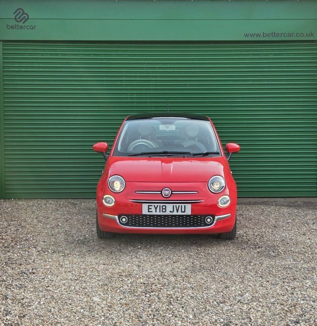 Fiat 500 Lounge Hatchback EY18JVU Pink #2