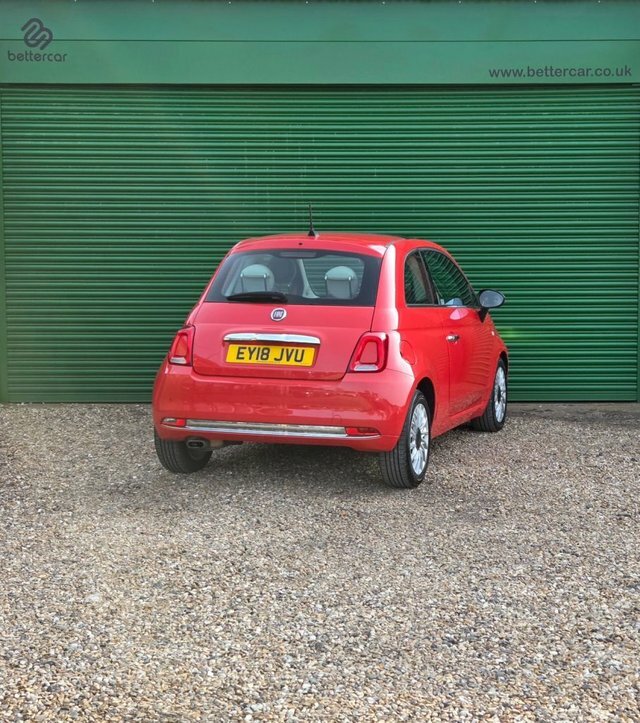 Fiat 500 Lounge Hatchback EY18JVU Pink #4