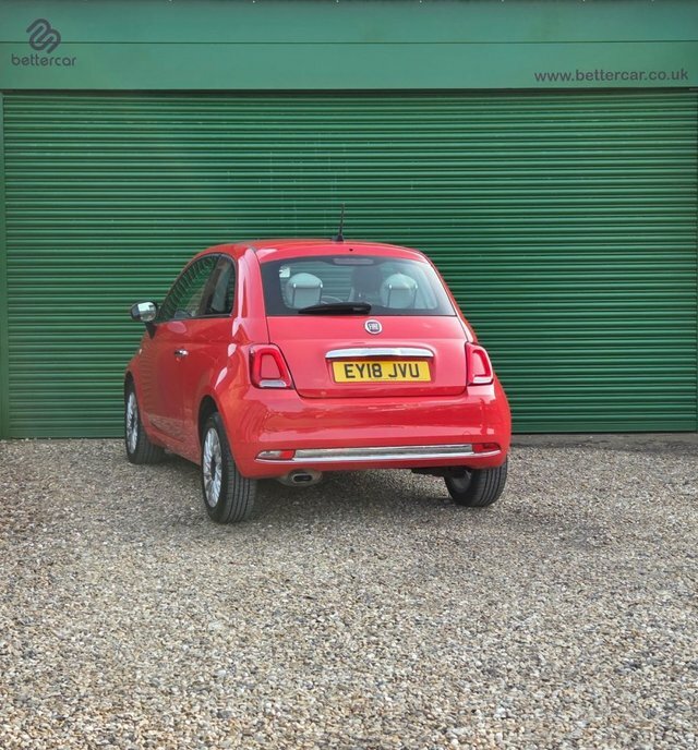 Fiat 500 Lounge Hatchback EY18JVU Pink #6