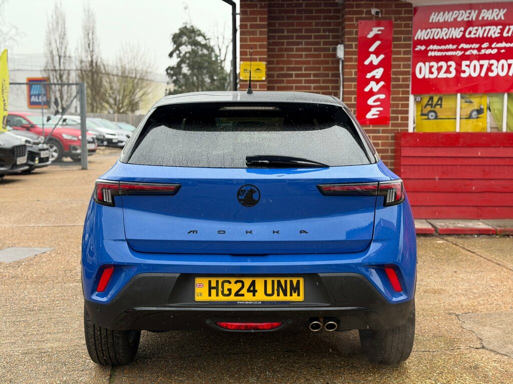 Vauxhall Mokka 1.2 Turbo Ultimate Suv Euro 6 S HG24UNM Blue #4