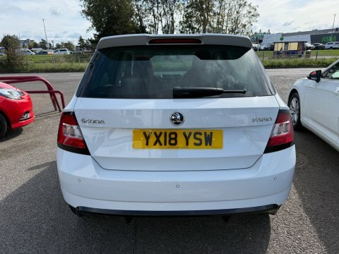 Skoda Fabia Monte Carlo Tsi YX18YSW White #6