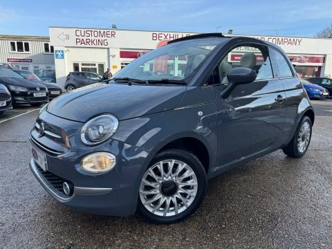 Fiat 500C 1.2 Lounge Convertible Grey