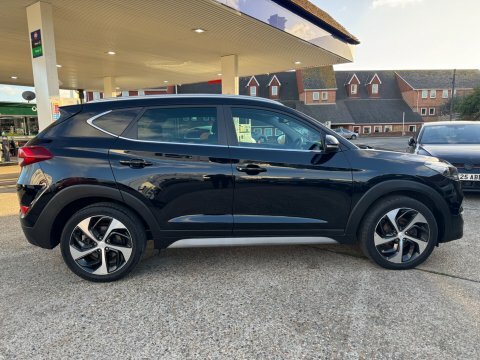Hyundai Tucson Crdi Premium Blue EX67ONT Black #4