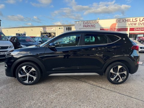 Hyundai Tucson Crdi Premium Blue EX67ONT Black #5