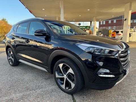 Hyundai Tucson Crdi Premium Blue EX67ONT Black #6