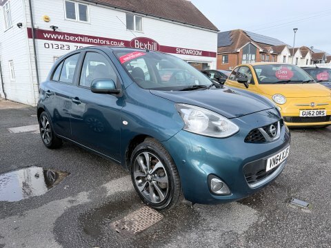 Nissan Micra 1.2 Tekna Dig-s VN64XJF Blue #4