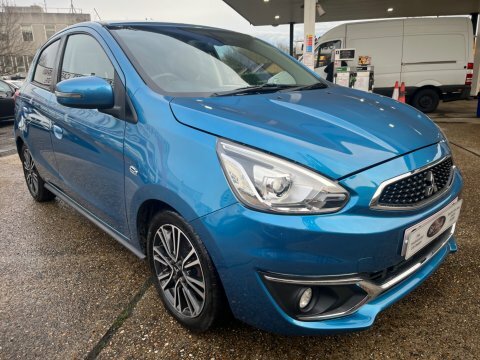 Mitsubishi Mirage Juro Blue #4