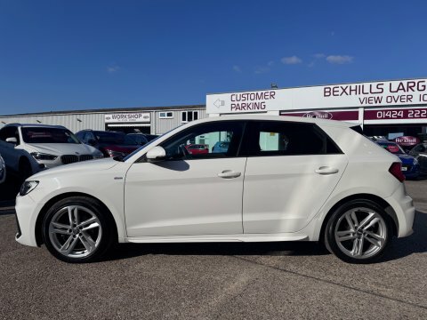 Audi A1 Sportback Tfsi S White #4