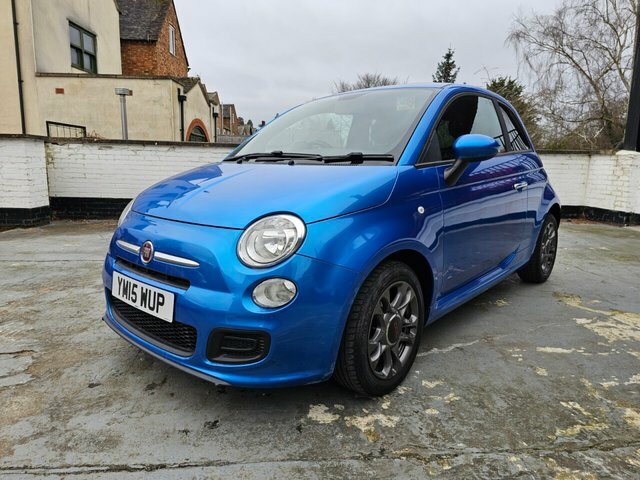 Fiat 500 2015 1.2 S Hatchback Euro 6 Ss YM15WUP Blue #3