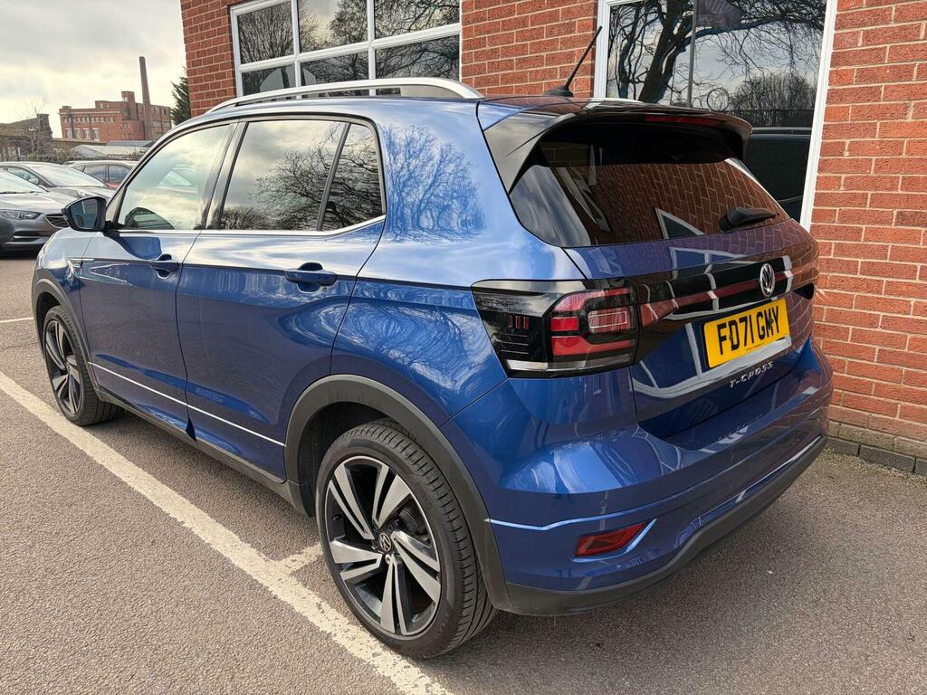 Volkswagen T-Cross 1.0 Tsi R-line Euro 6 Ss FD71GMY Blue #6