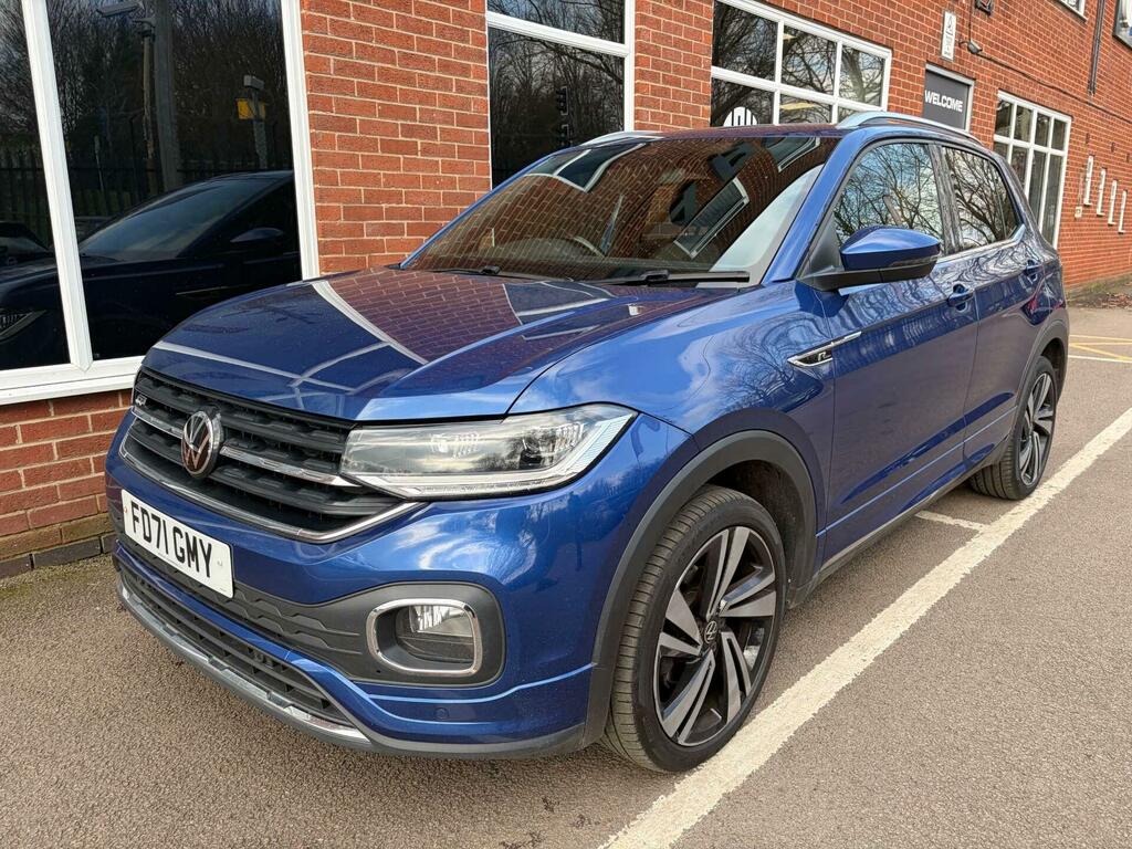 Volkswagen T-Cross 1.0 Tsi R-line Euro 6 Ss FD71GMY Blue #4