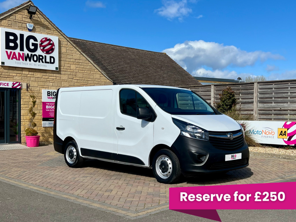 Vauxhall Vivaro 2900 Cdti 125 L1h1 Biturbo Ecotec Swb Low Roof 22 White