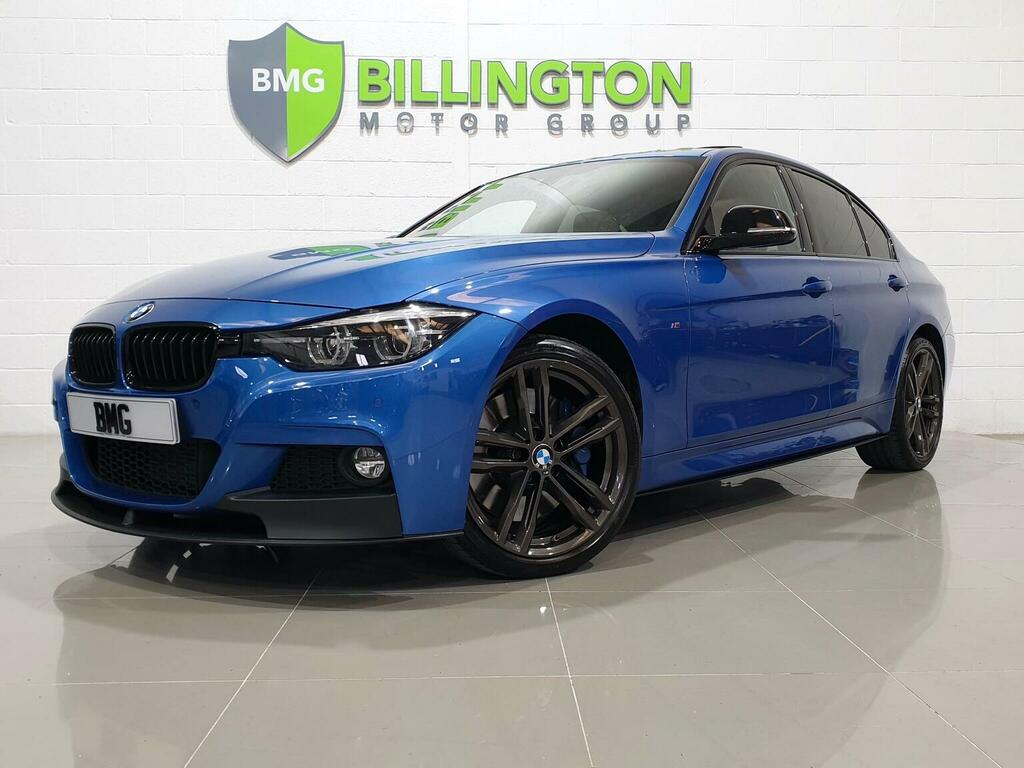 BMW 3 Series Saloon 3.0 330D M Sport Shadow Edition Xdrive YK18VRU Blue #3