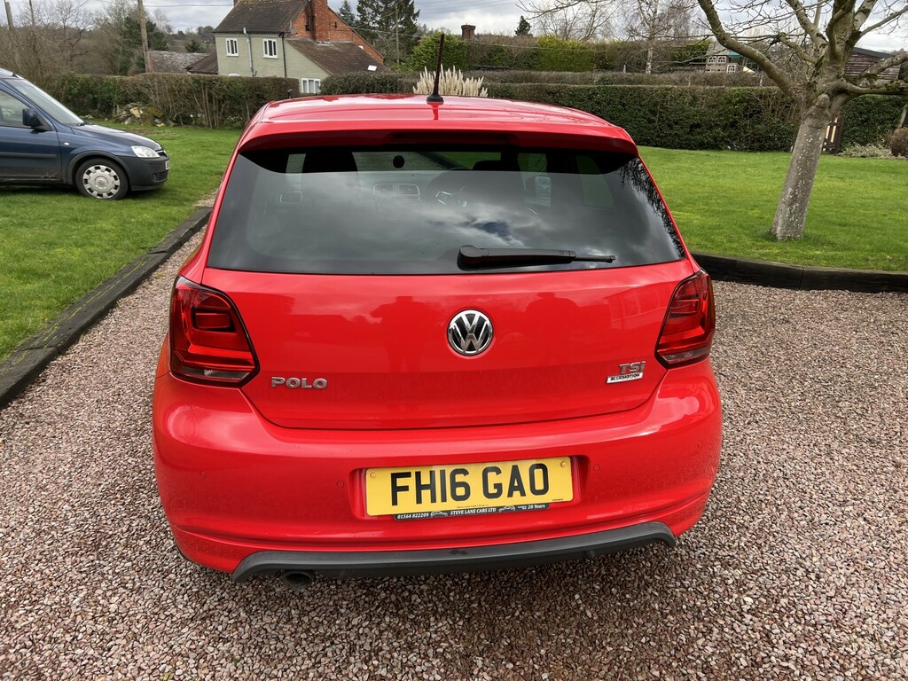 Volkswagen Polo 1.2 Tsi Bluemotion Tech R-line 2016 FH16GAO Red #3