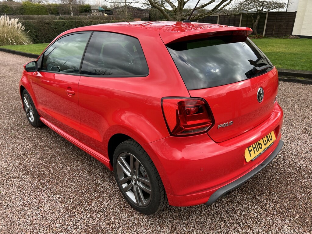 Volkswagen Polo 1.2 Tsi Bluemotion Tech R-line 2016 FH16GAO Red #4
