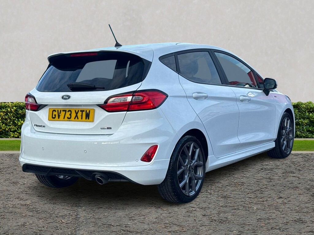 Ford Fiesta 1.0 Ecoboost Hybrid Mhev 125 St-line GV73XTW White #3