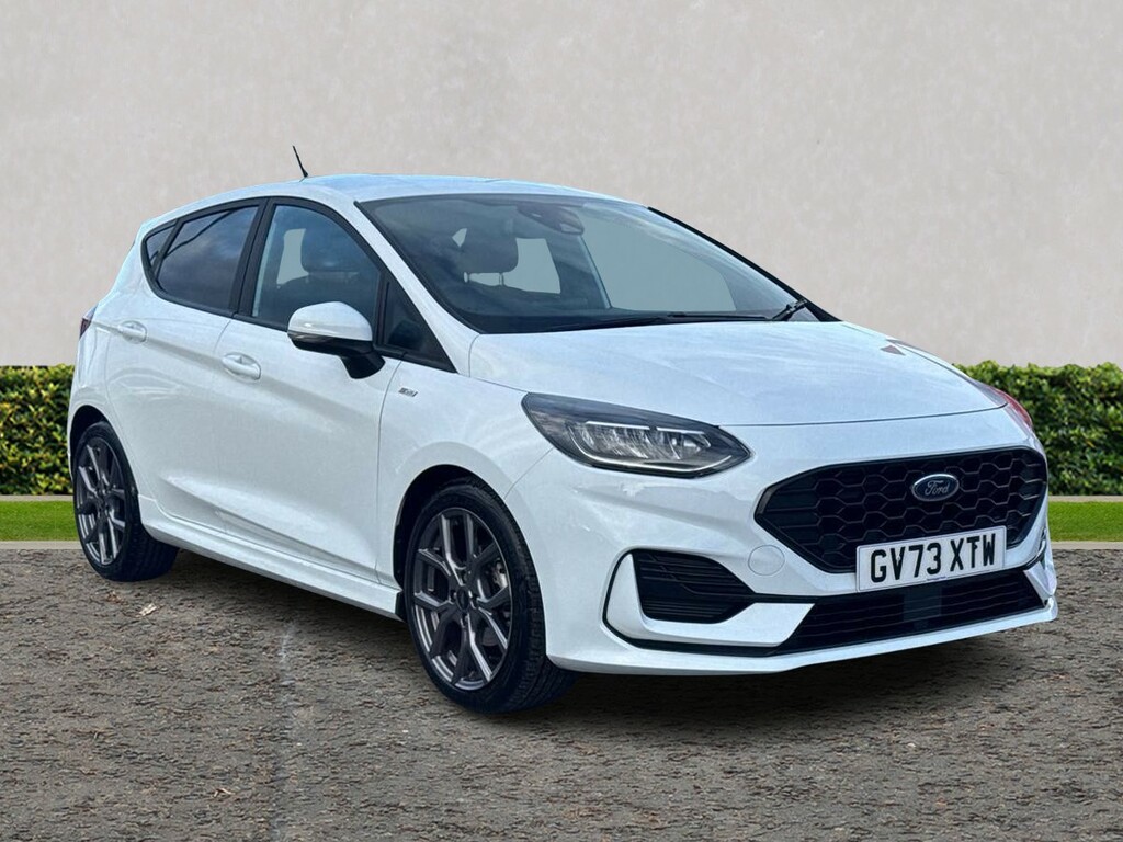 Ford Fiesta 1.0 Ecoboost Hybrid Mhev 125 St-line White