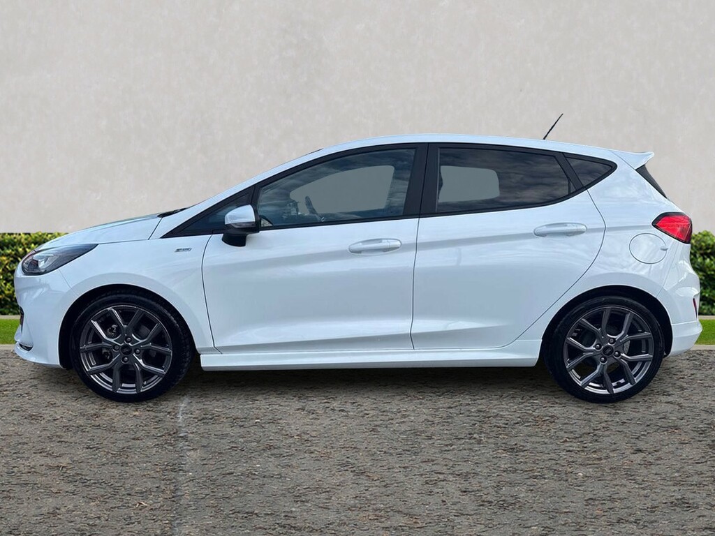 Ford Fiesta 1.0 Ecoboost Hybrid Mhev 125 St-line GV73XTW White #6