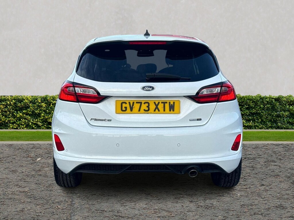 Ford Fiesta 1.0 Ecoboost Hybrid Mhev 125 St-line GV73XTW White #4