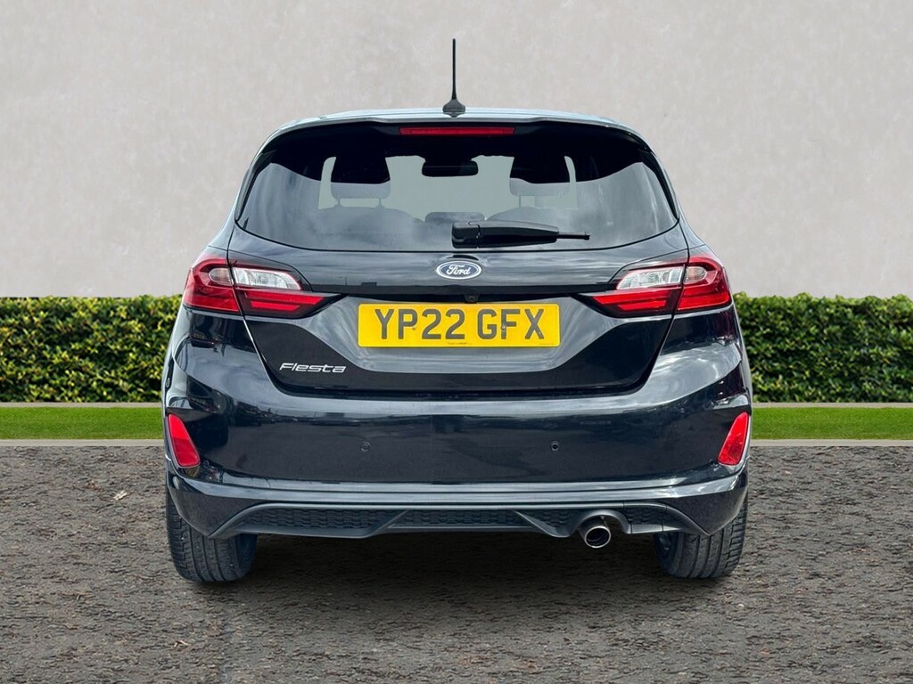 Ford Fiesta 1.0 Ecoboost St-line Vignale YP22GFX Black #4