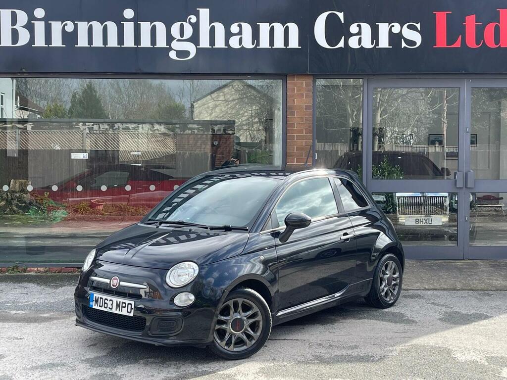Fiat 500 Hatchback 1.2 S Euro 6 Ss 201463 Black