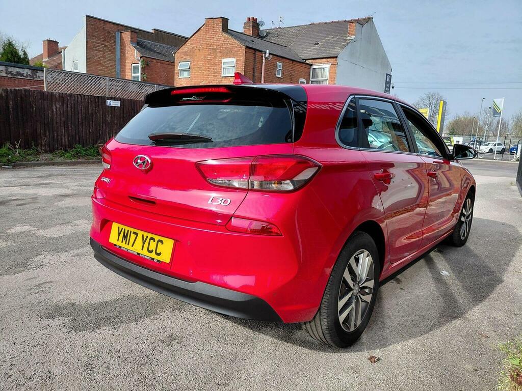 Hyundai I30 Hatchback 1.4 T-gdi Blue Drive Se Nav Dct Euro 6 Red #6