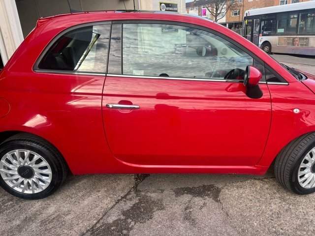 Fiat 500 1.2 Lounge Hatchback YX19HVN Red #3