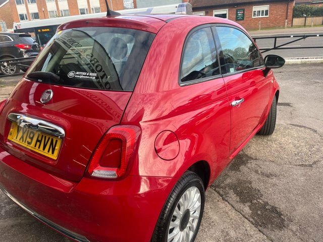 Fiat 500 1.2 Lounge Hatchback YX19HVN Red #4