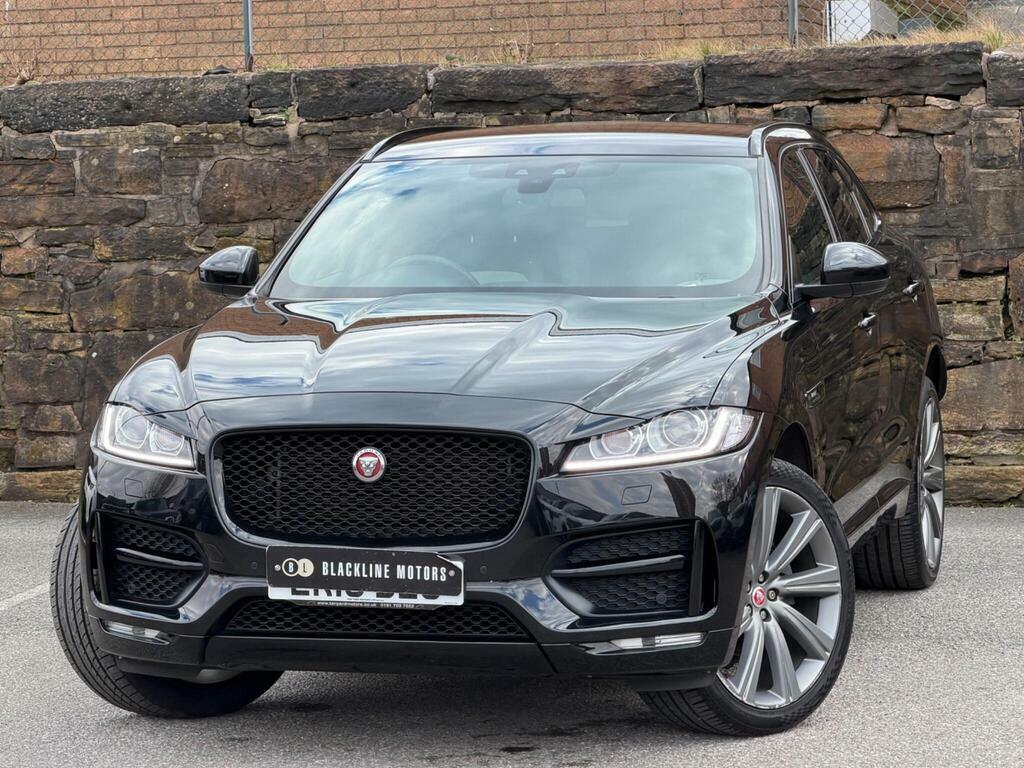 Jaguar F-Pace 2.0 D180 R-sport Awd Euro 6 S S EK18DLJ Black #3