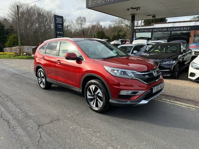 Honda Cr-V 1.6 I-dtec Ex Suv 4Wd Euro 6 160 PJ65WAR Red #5