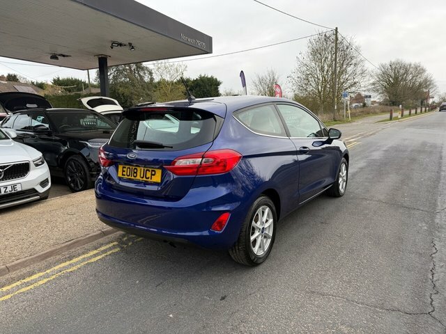 Ford Fiesta 1.1 Ti-vct Zetec Hatchback Euro EO18UCP Blue #4