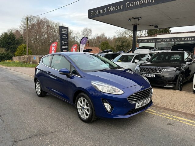 Ford Fiesta 1.1 Ti-vct Zetec Hatchback Euro EO18UCP Blue #3