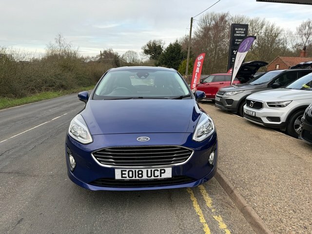 Ford Fiesta 1.1 Ti-vct Zetec Hatchback Euro EO18UCP Blue #2