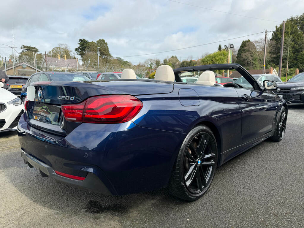 BMW 4 Series 420D 190 M Sport Professional Media RGZ3191 Blue #6