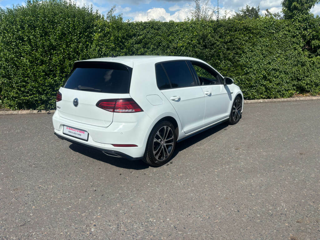 Volkswagen Golf 2.0 Tdi R-line Edition Dsg KN20RGY White #3