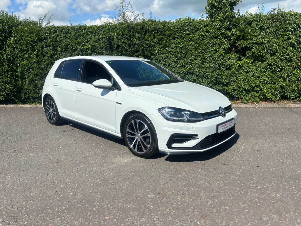 Volkswagen Golf 2.0 Tdi R-line Edition Dsg KN20RGY White