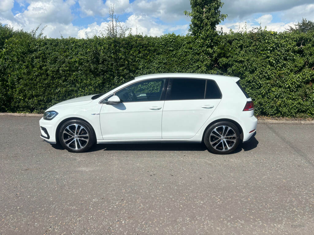 Volkswagen Golf 2.0 Tdi R-line Edition Dsg KN20RGY White #2