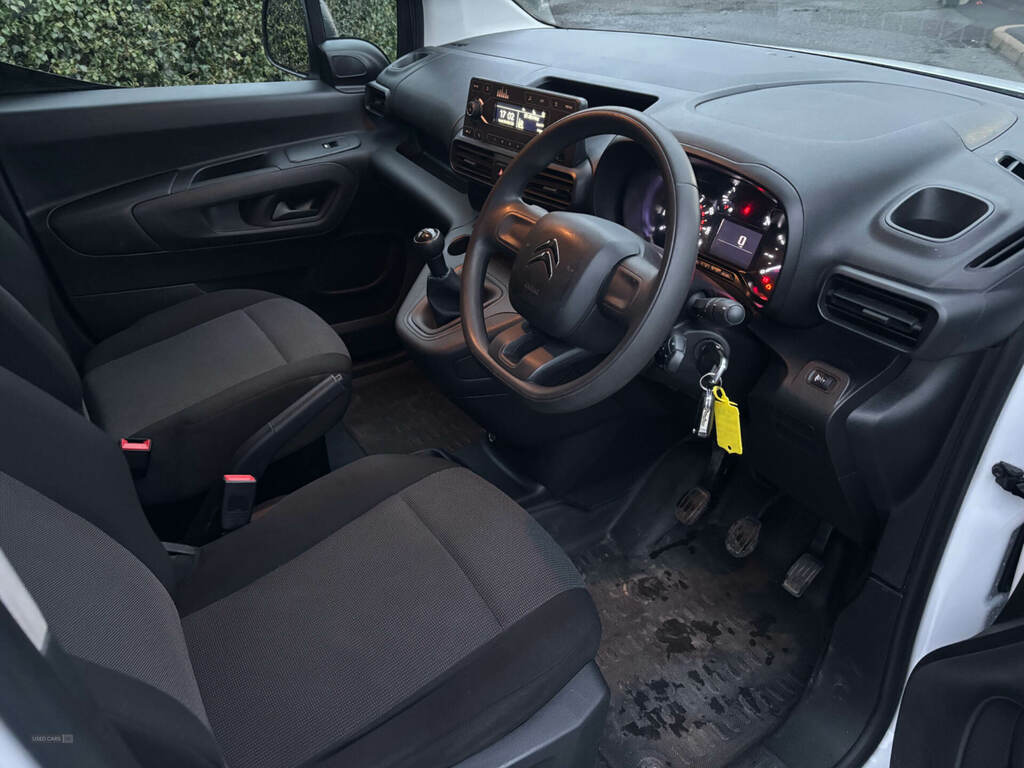 Citroen Berlingo 1.5 Bluehdi 650Kg X 75Ps YHZ1767 White #5