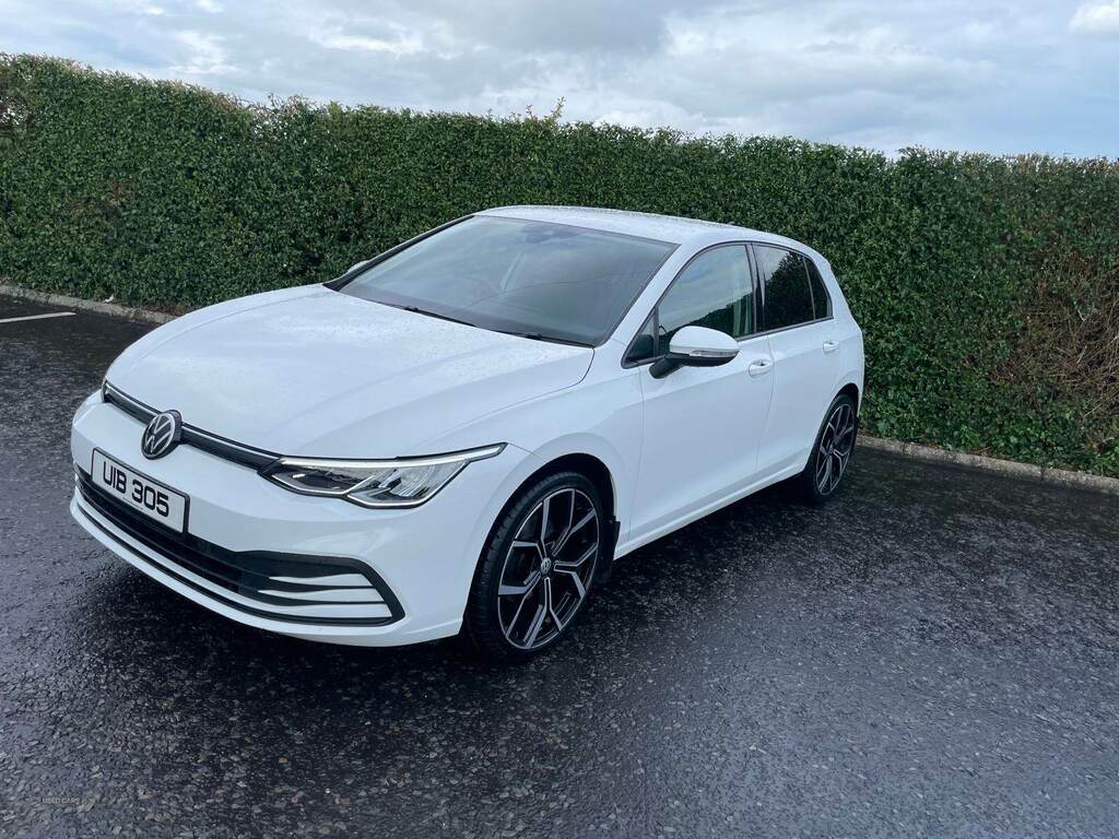 Volkswagen Golf 2.0 Tdi Life Dsg UIB305 White #2