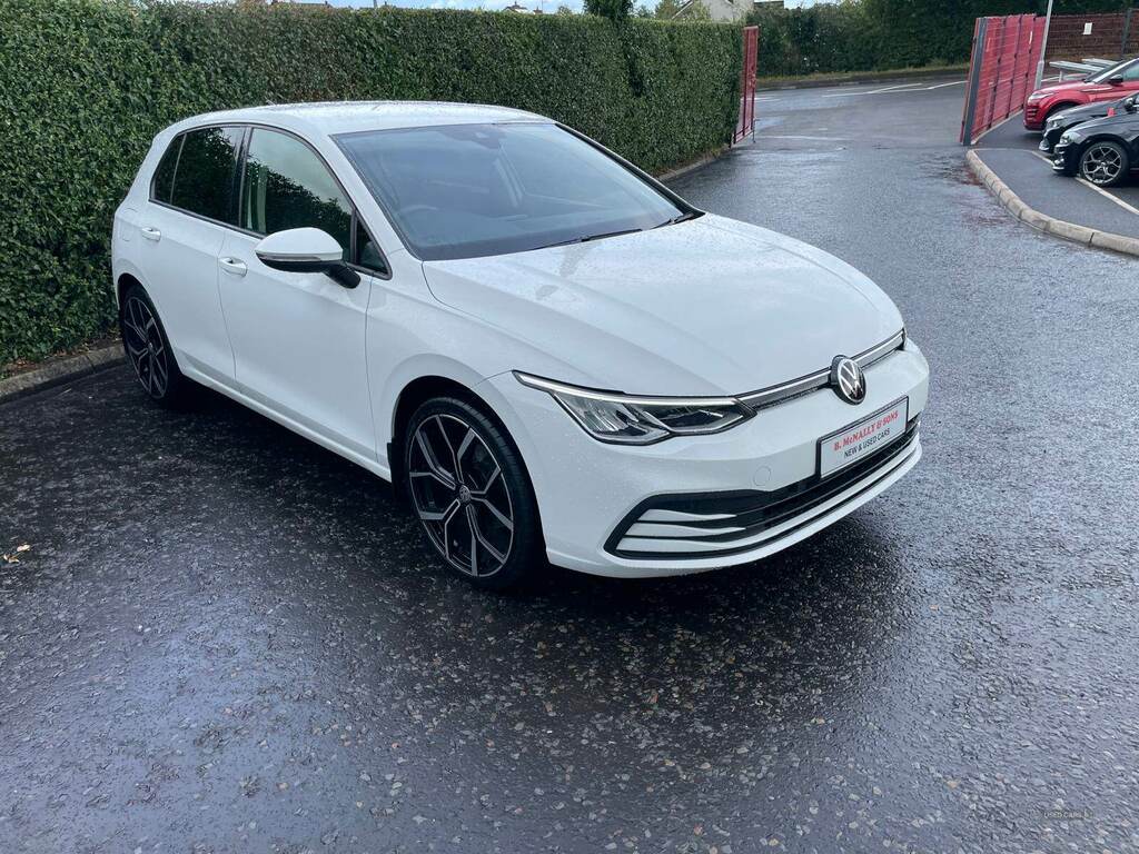 Volkswagen Golf 2.0 Tdi Life Dsg UIB305 White #4