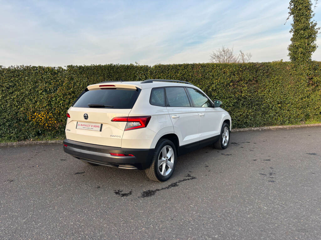 Skoda Karoq 1.6 Tdi Se YY68HZE White #2