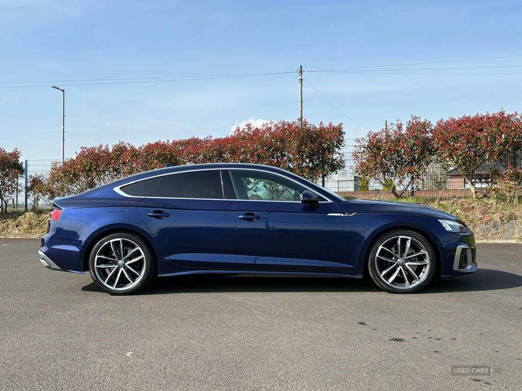 Audi A5 35 Tdi S Line S Tronic JO51CAS Blue #2