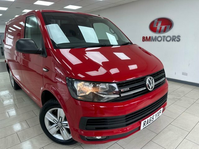 Volkswagen Transporter 2.0 Tdi T32 Bluemotion Tech Highline Panel Van Red