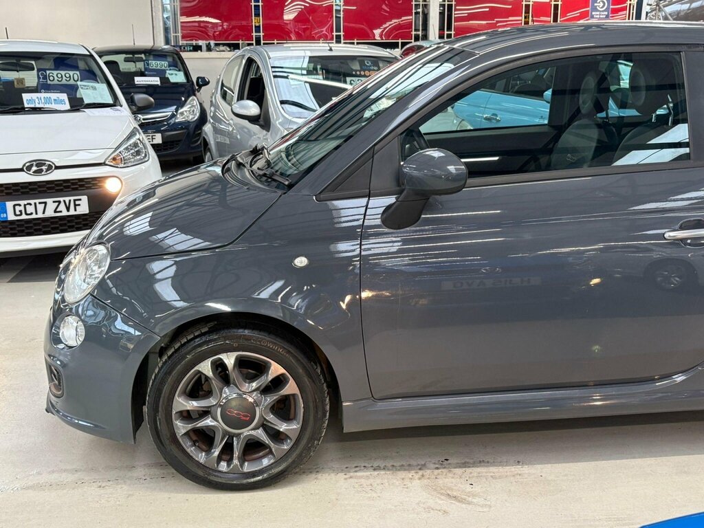 Fiat 500 1.2 S Euro 6 Ss BU14LUJ Grey #3