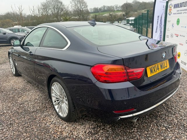 BMW 4 Series Gran Coupe 2.0 420D Luxury Coupe Euro 6 S S MX14WUJ Blue #4