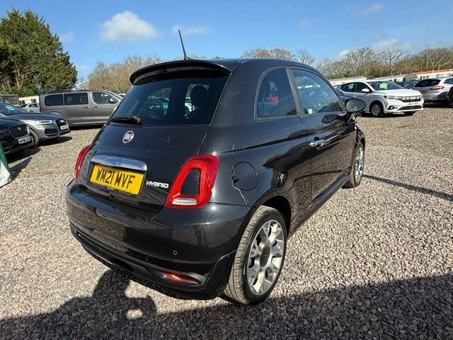 Fiat 500 1.0 Mhev Rock Star Hatchback Eur WM21MVF Black #4