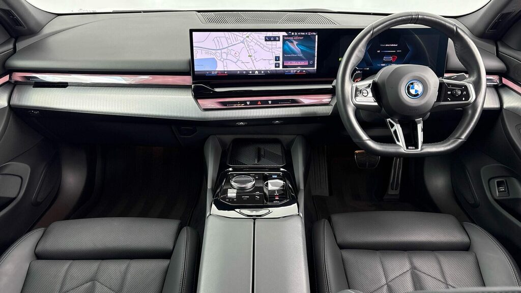 BMW i5 Saloon ML24FFD Grey #4